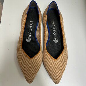 Rothy's The Point in Yellow Chevron